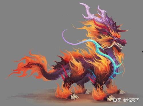 上古神兽麒麟图片,上古神话中的吉祥象征